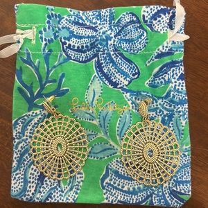 Lily Pulitzer Gold Earrings